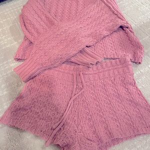 Cozy pink set